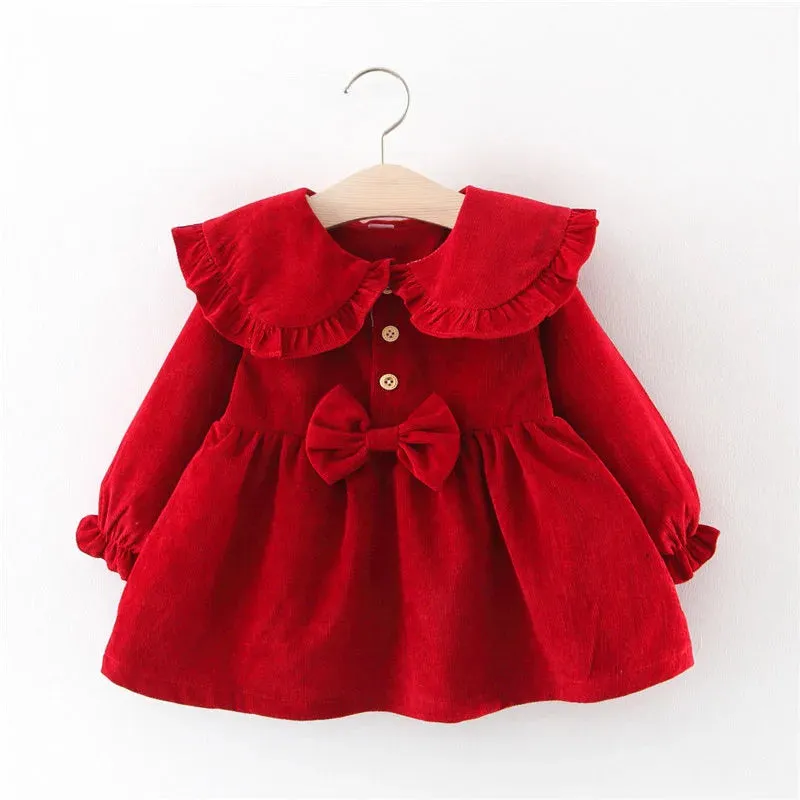 Melario Baby Girl Long Sleeve Dress