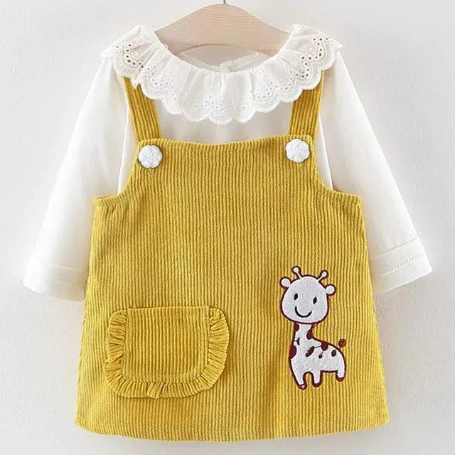 Melario Baby Girl Long Sleeve Dress