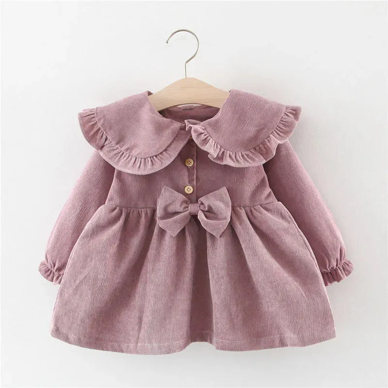 Melario Baby Girl Long Sleeve Dress