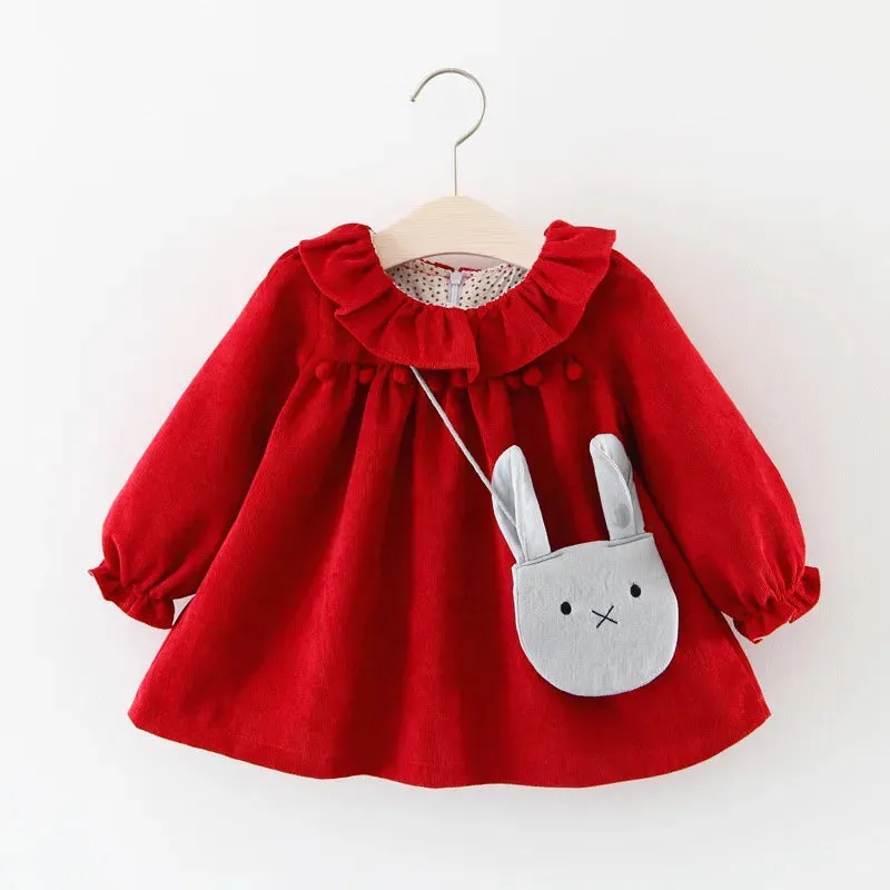 Melario Baby Girl Long Sleeve Dress