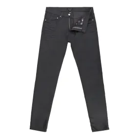Men Tupreem-Tapered Printed Hem Jean - Grey