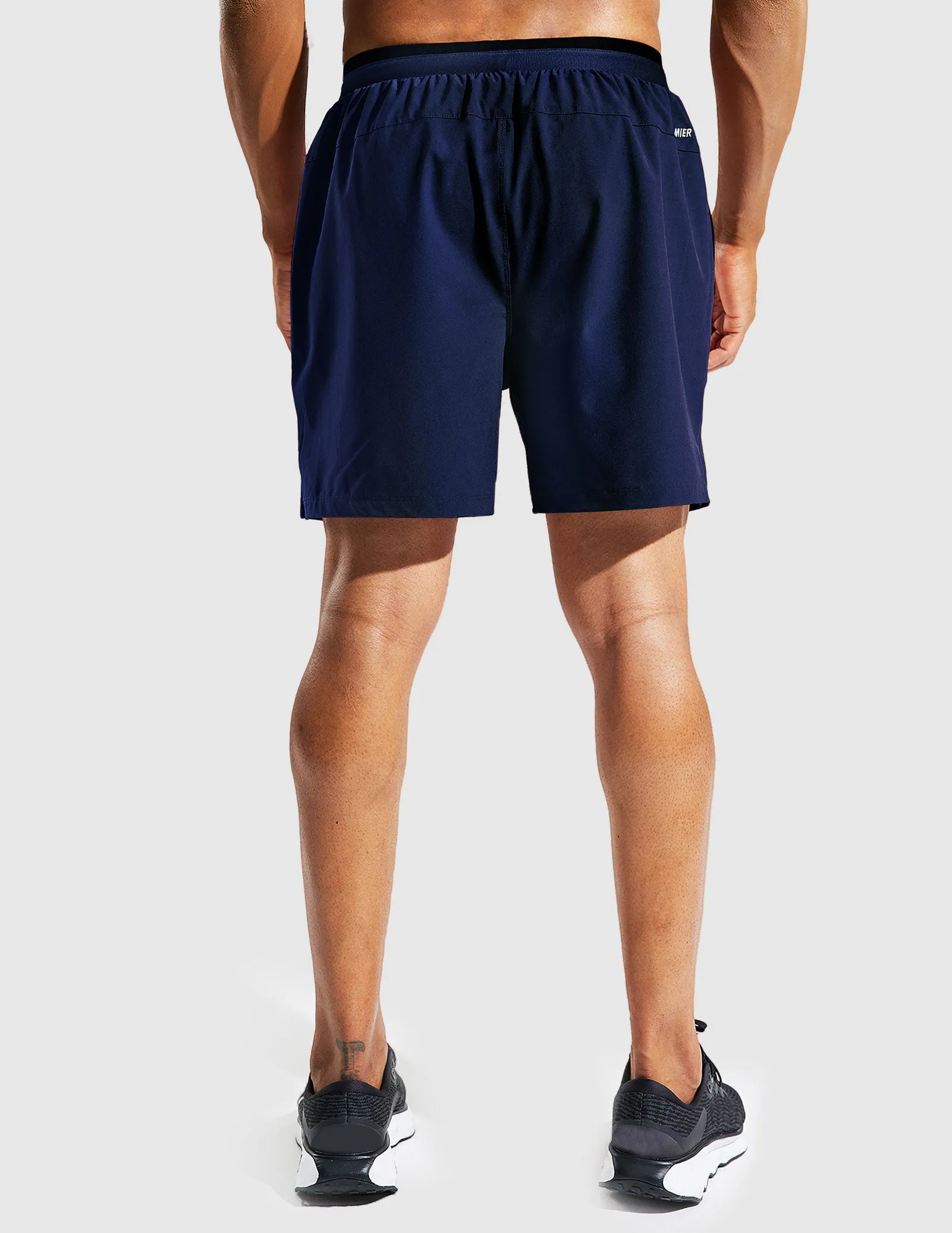 Men's 2 in 1 Running Shorts 5"
