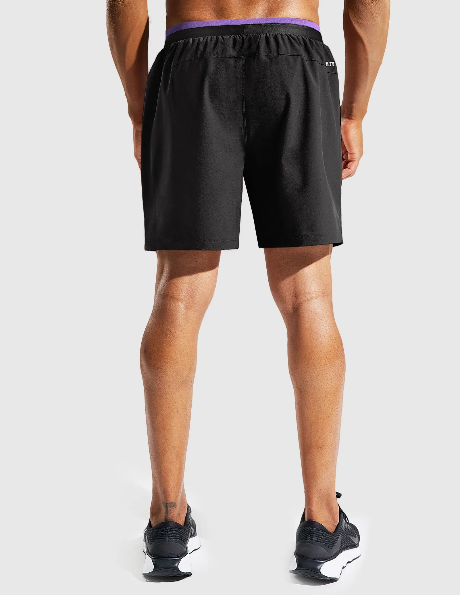Men's 2 in 1 Running Shorts 5"