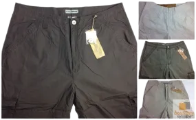 Mens 3/4 CARGO SHORTS Long Pants 100% COTTON Army Military Combat Summer
