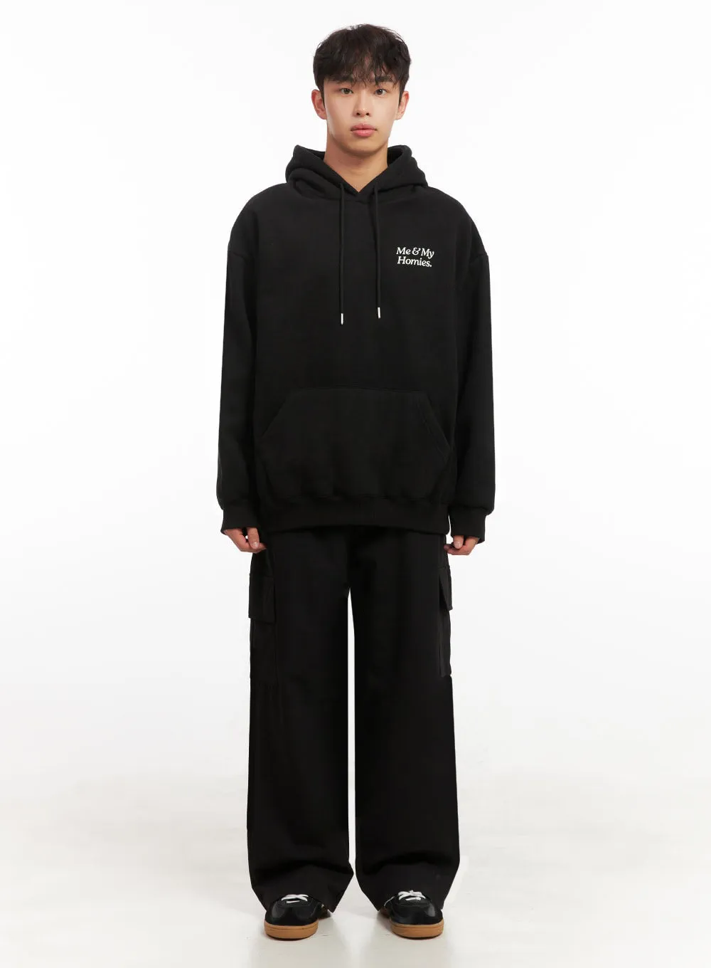 Men's Cargo Straight-Leg Sweatpants ID431