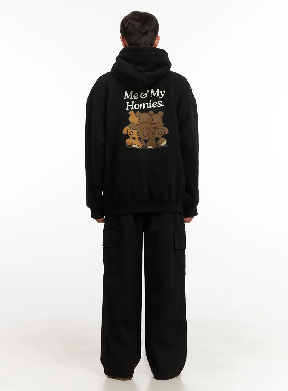 Men's Cargo Straight-Leg Sweatpants ID431