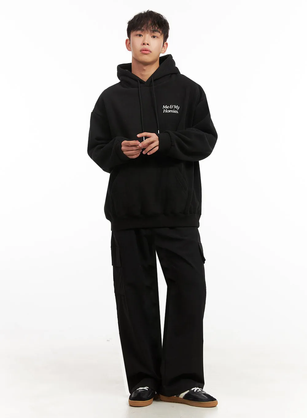 Men's Cargo Straight-Leg Sweatpants ID431