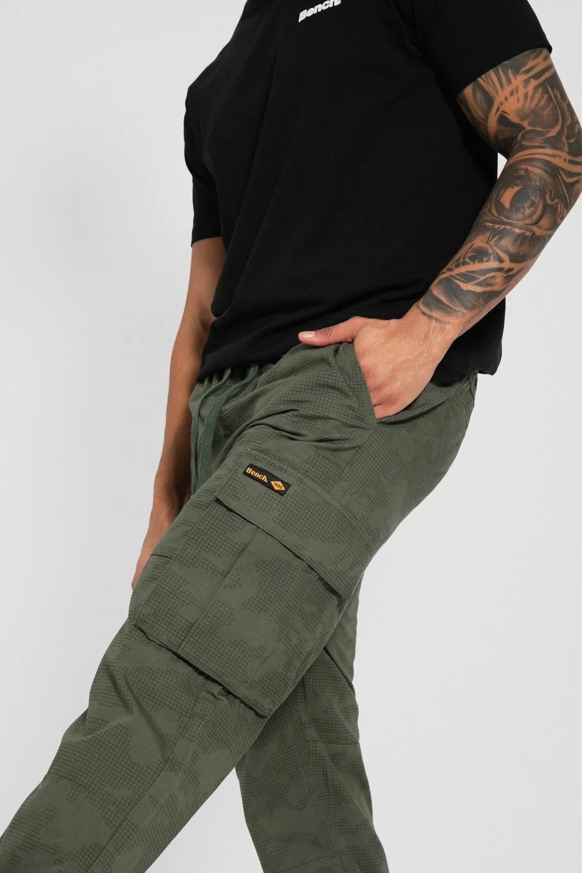 Mens 'DEVVIE' Cargo Pants - DIGI CAMO
