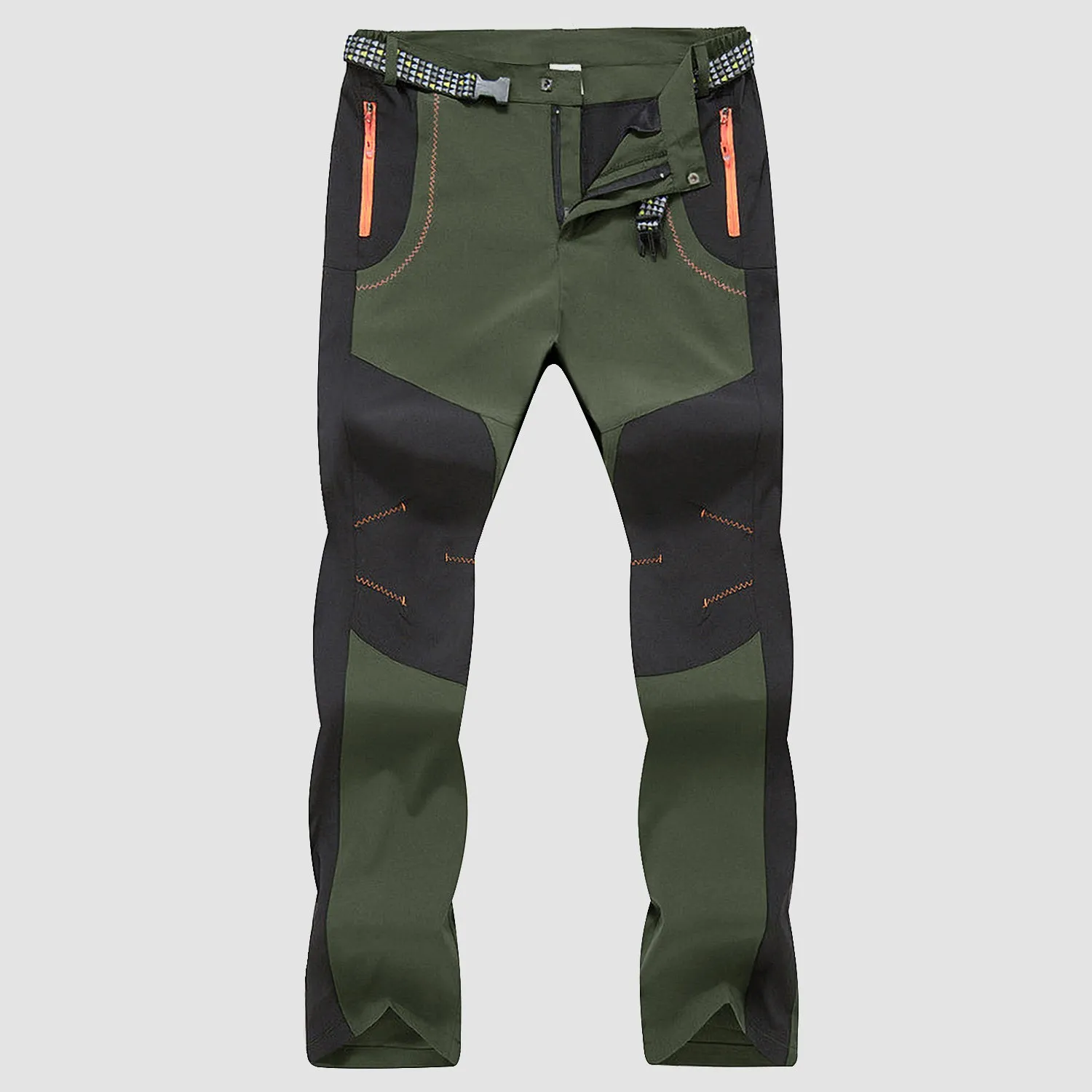 Men's Fleece Outdoor Winter Pants Waterproof Cargo Trousers