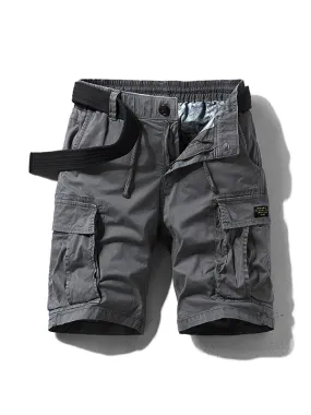 Men'S Loose Straight Fit Casual Cargo Shorts