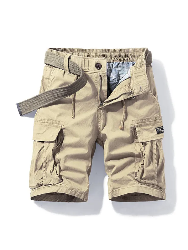 Men'S Loose Straight Fit Casual Cargo Shorts