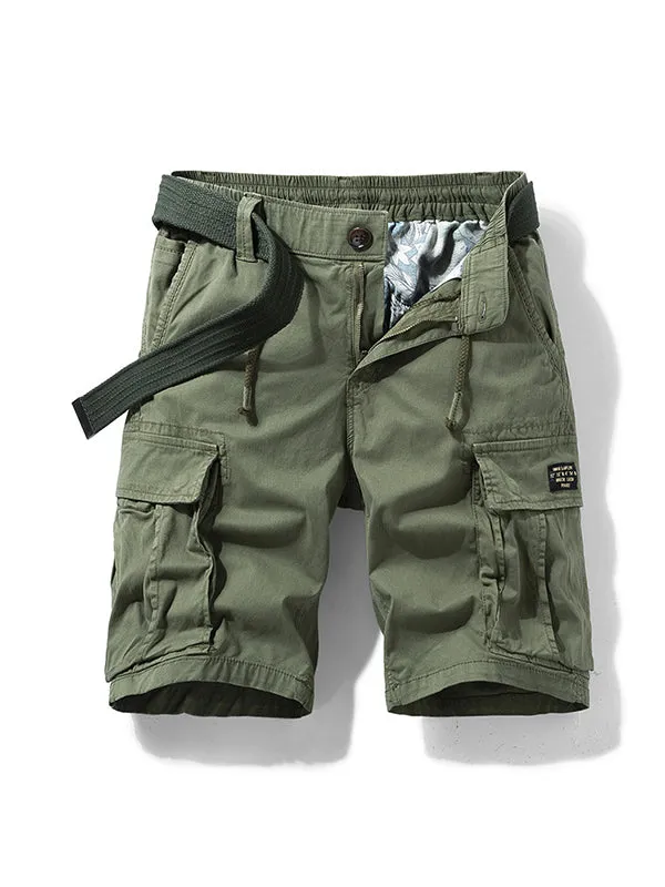 Men'S Loose Straight Fit Casual Cargo Shorts