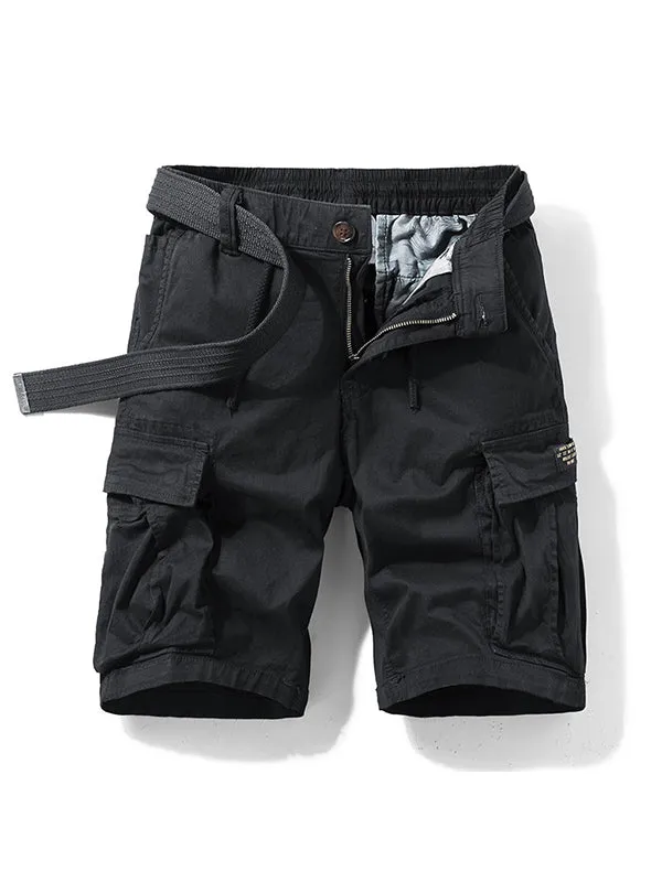 Men'S Loose Straight Fit Casual Cargo Shorts