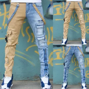 Men's Trendy Slim Fit Straight-Leg Pants - GlamzLife