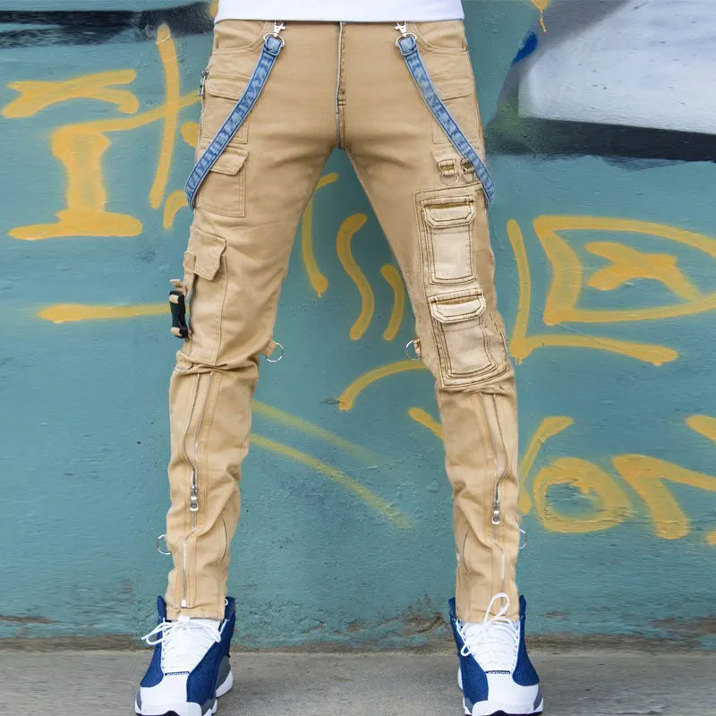 Men's Trendy Slim Fit Straight-Leg Pants - GlamzLife