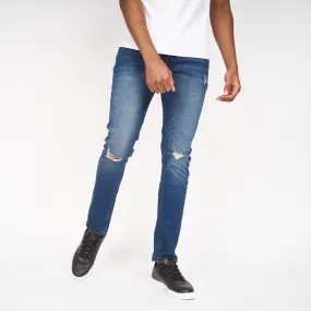 Money Mens Ape Rip Jeans Vintage Wash