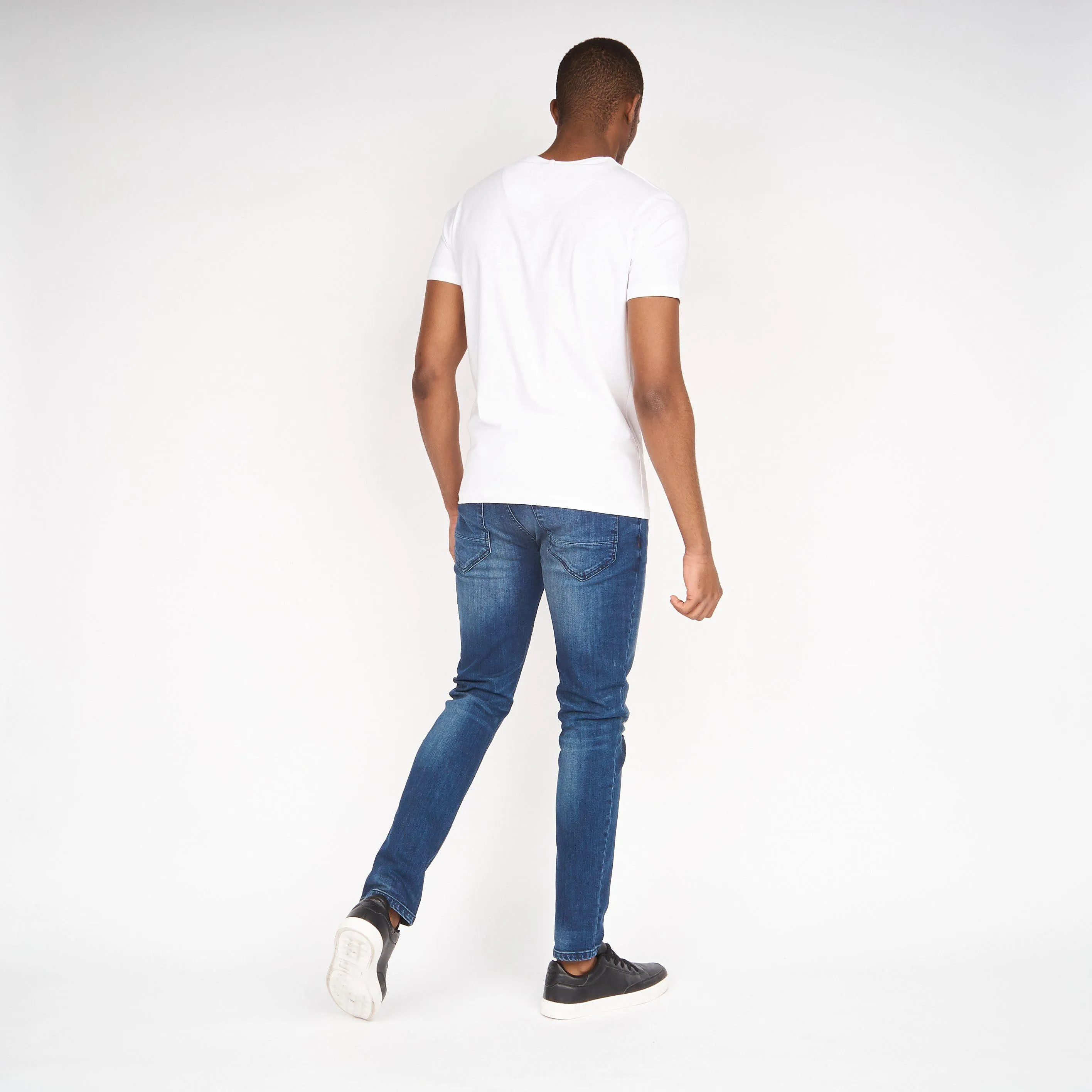 Money Mens Ape Rip Jeans Vintage Wash