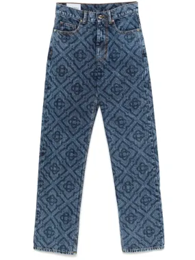 monogram jeans