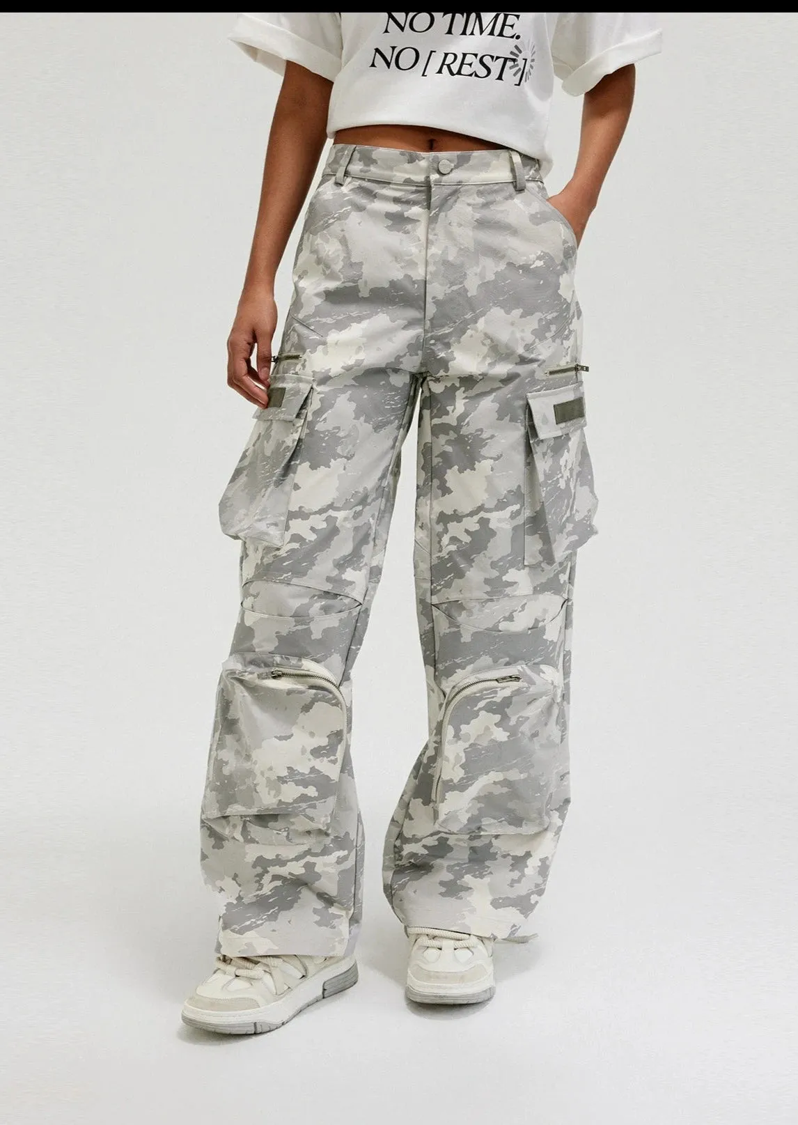 Multi-pocket Camouflage Cargo Pant