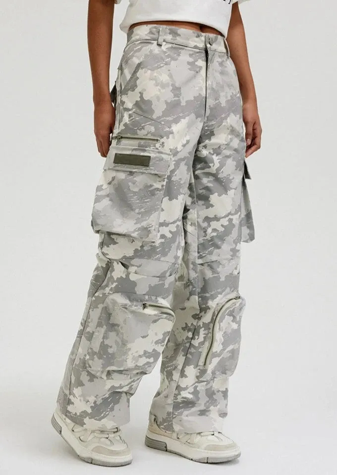 Multi-pocket Camouflage Cargo Pant