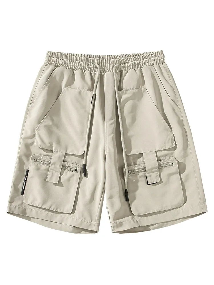 Multi-Pocket Strap Cargo Pants