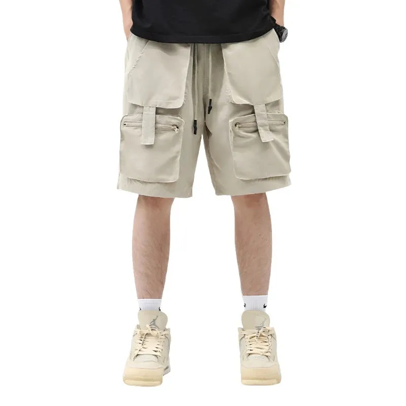 Multi-Pocket Strap Cargo Pants