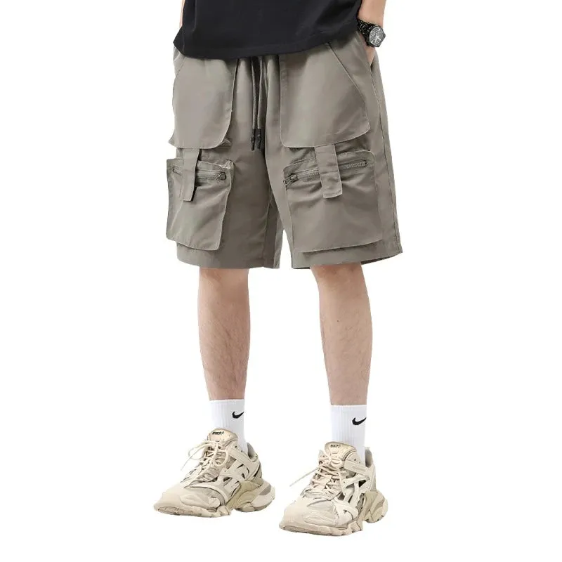 Multi-Pocket Strap Cargo Pants