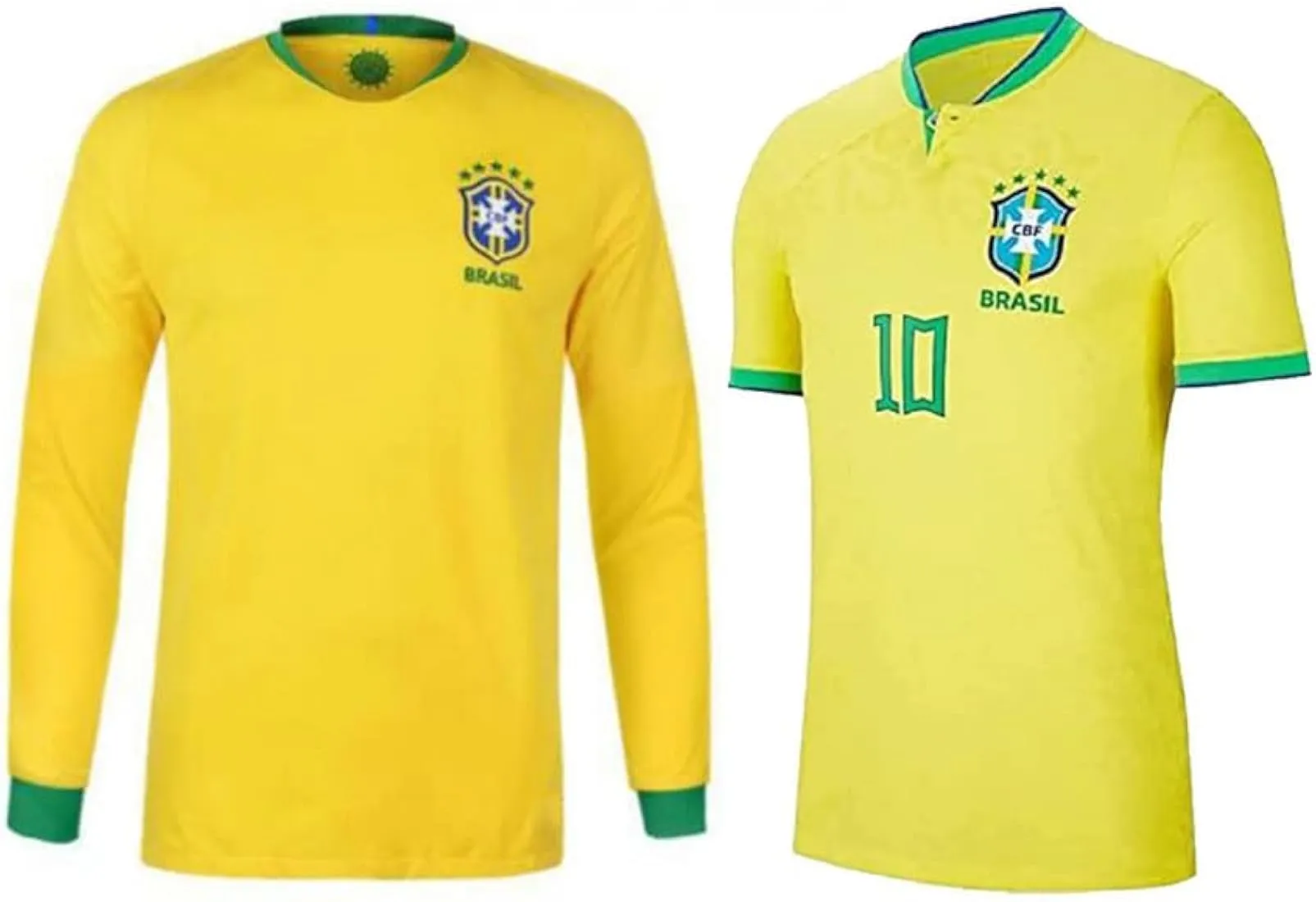 Neymar 10 Brazil Football Jersey with Shorts  S4809907
