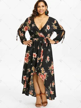 Plus Size High-Low Dress