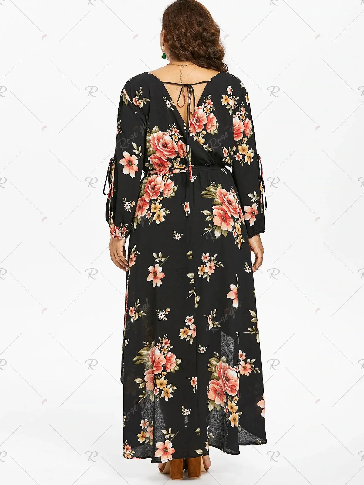 Plus Size High-Low Dress
