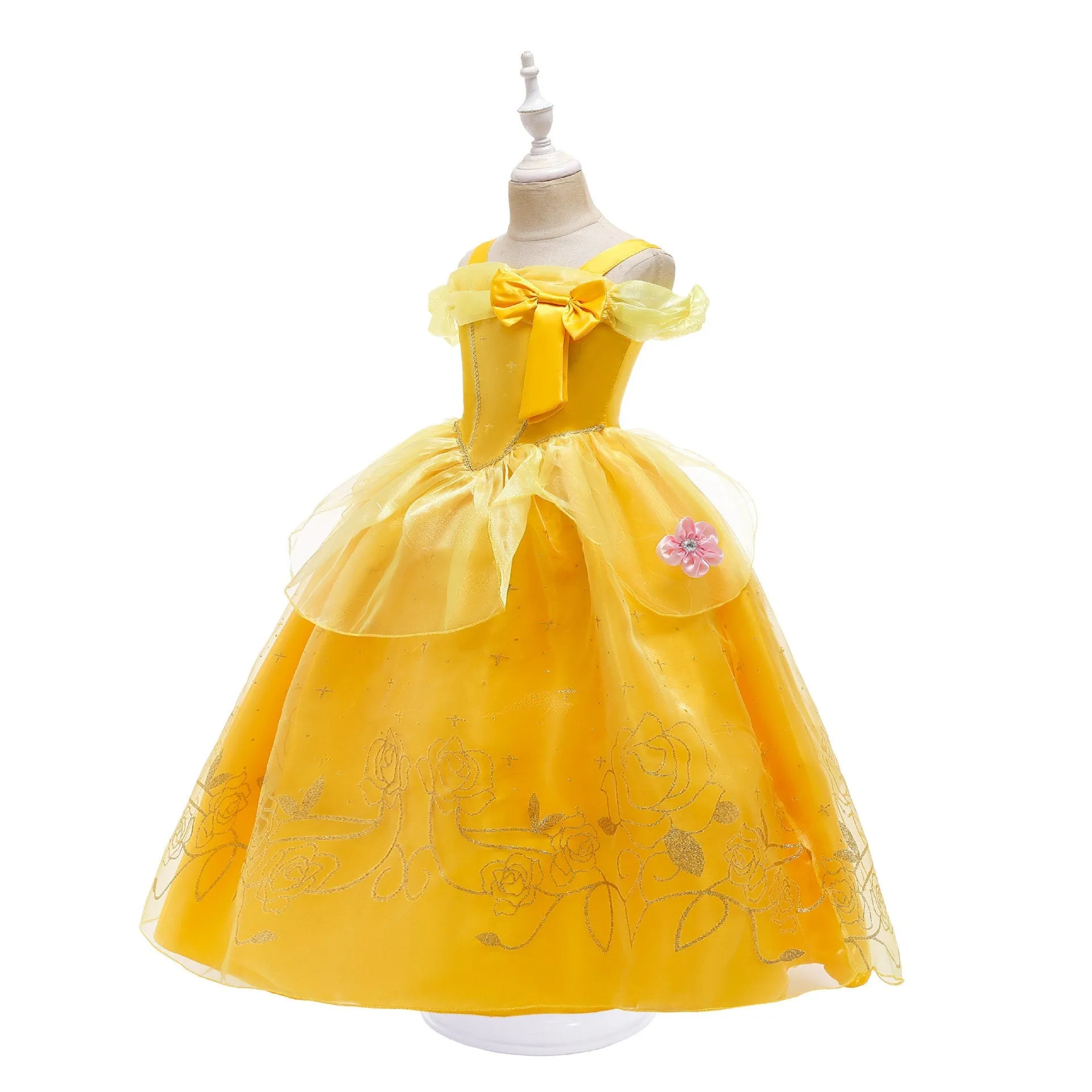 Princess Belle Inspired Dress Costume