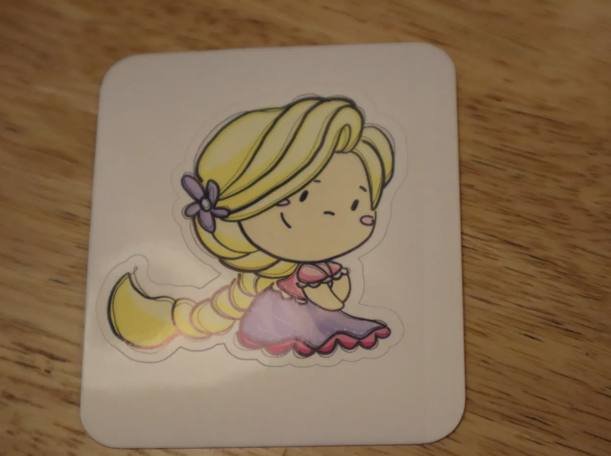 Princess in Purple dress STICKER