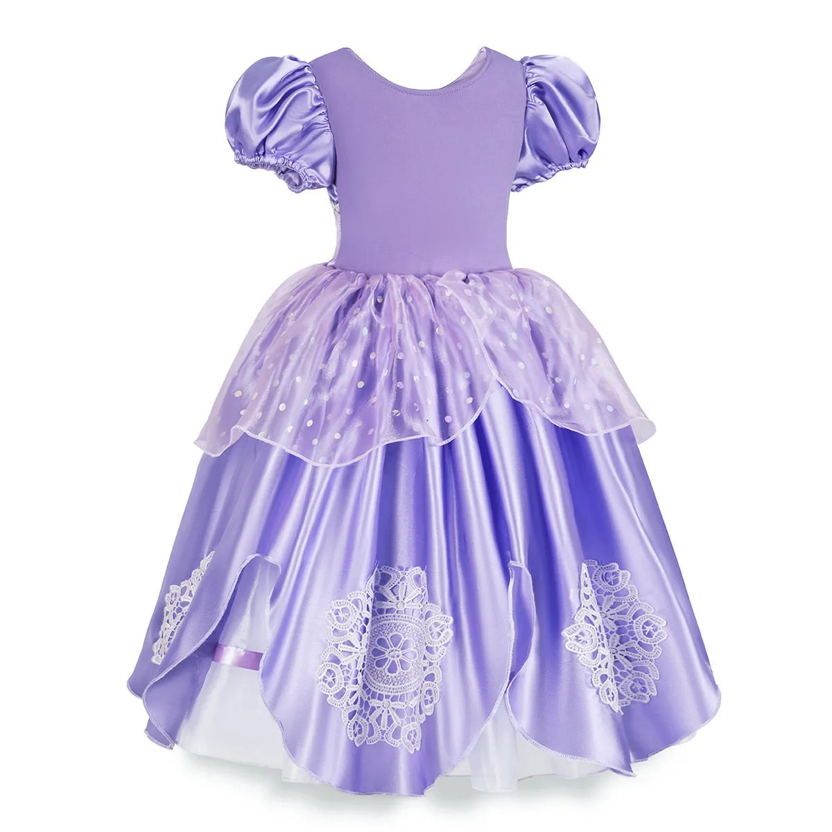Purple Girls Rapunzel Inspired Dress