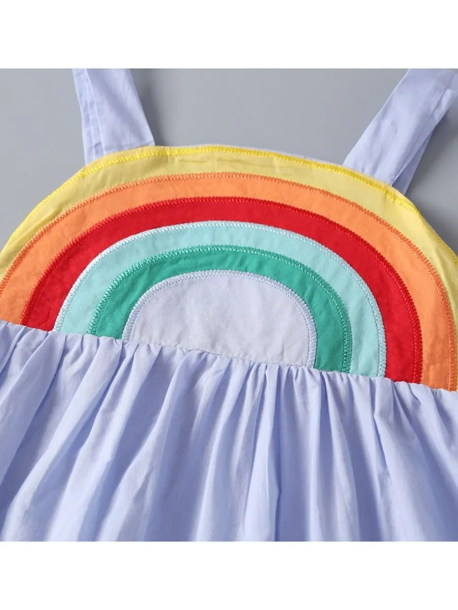 Rainbow Dresses Baby Toddler Girl Sundress