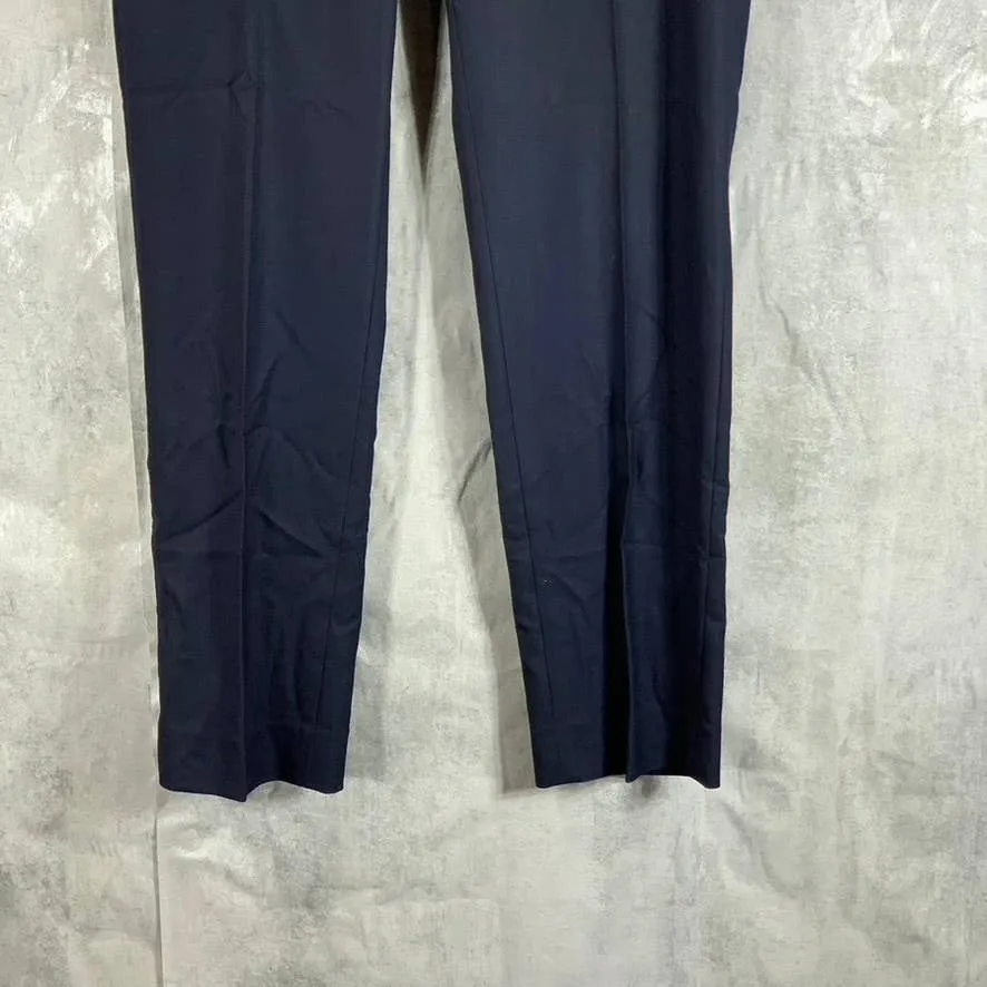 REACTION KENNETH COLE Men's Navy Techni-Cole Slim-Fit Flat Front Pants SZ 35X32