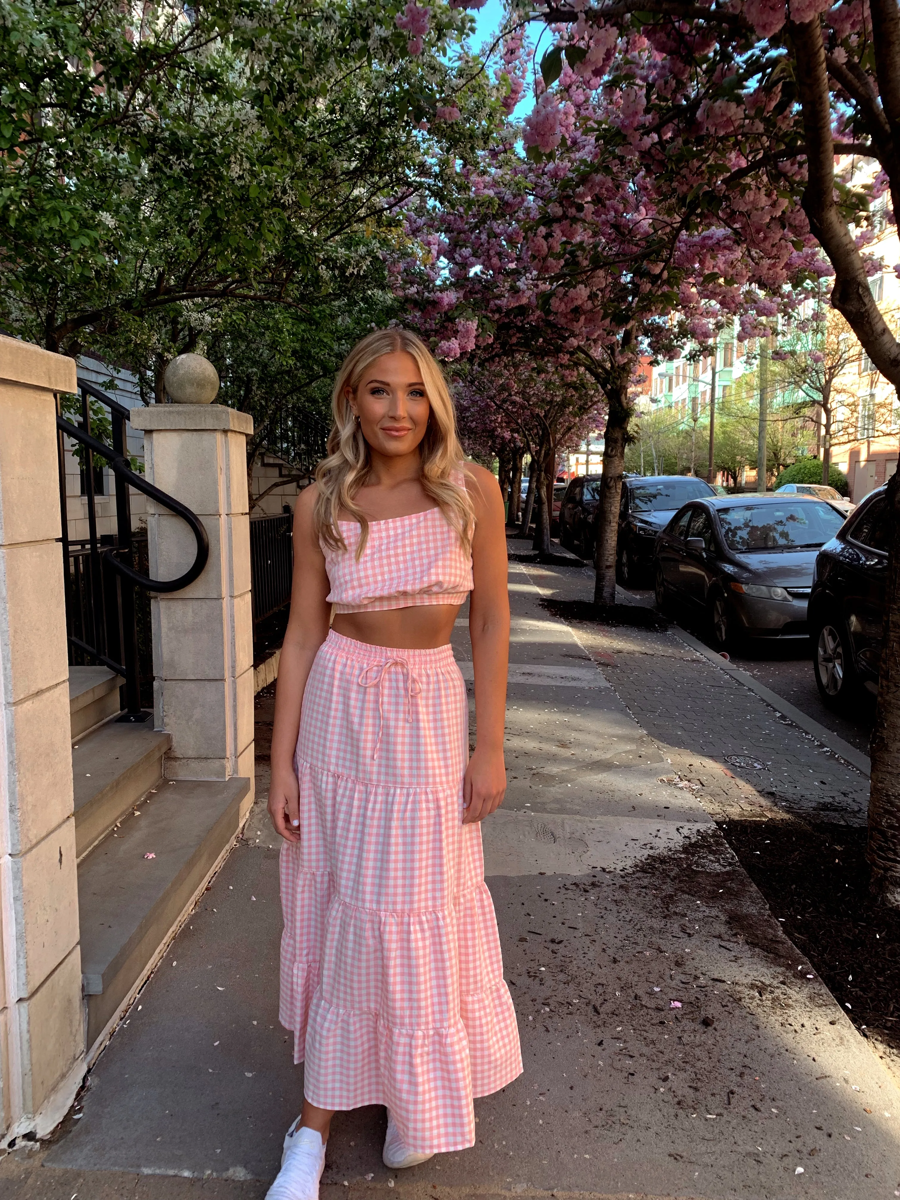 Real Love Gingham Skirt