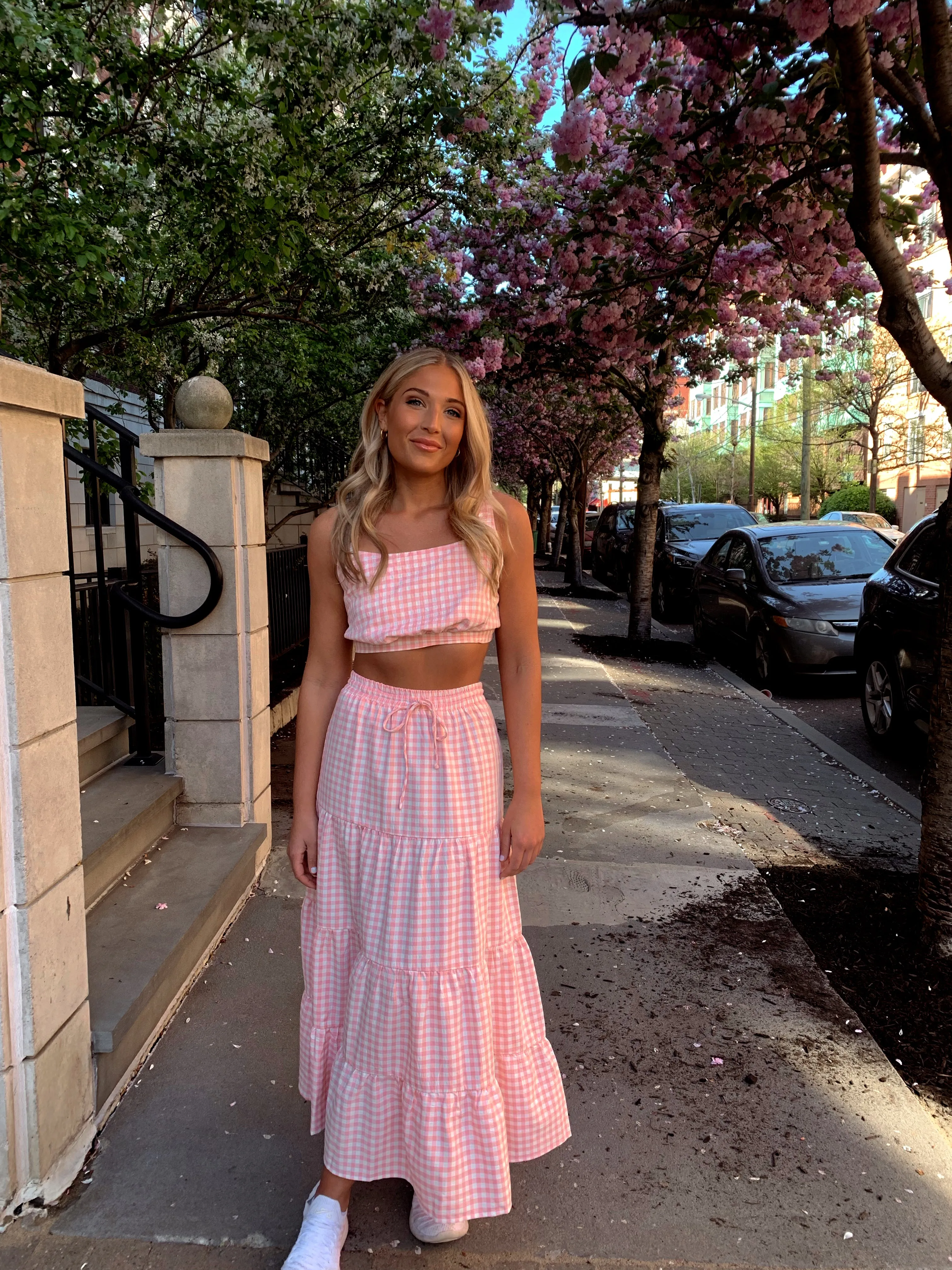 Real Love Gingham Skirt