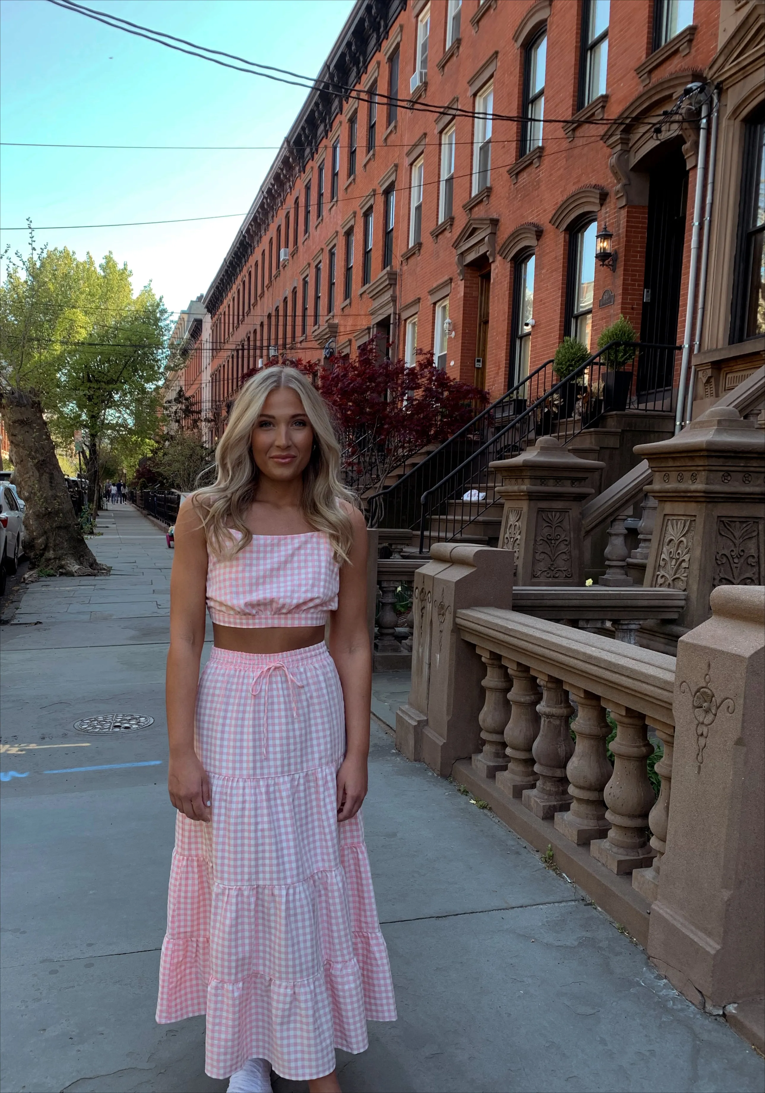 Real Love Gingham Skirt