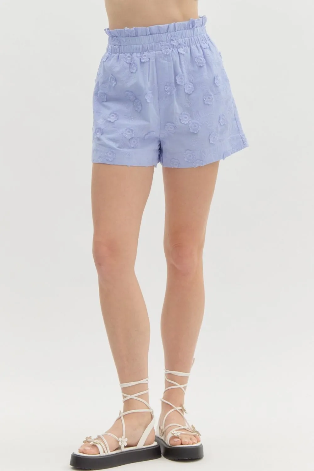 Remi Blue Floral Shorts