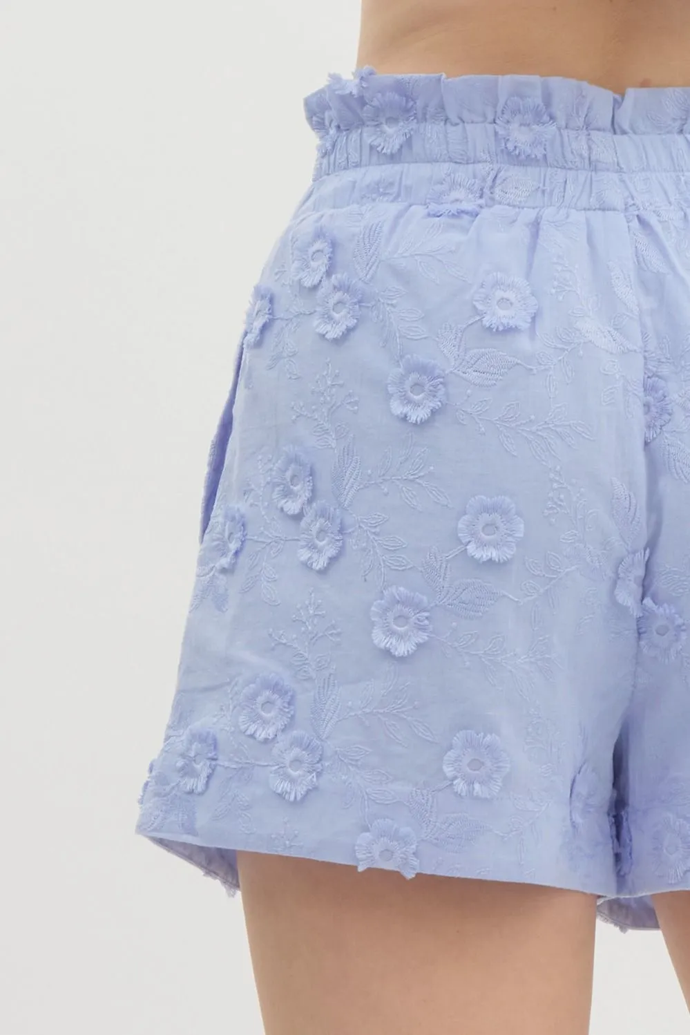 Remi Blue Floral Shorts