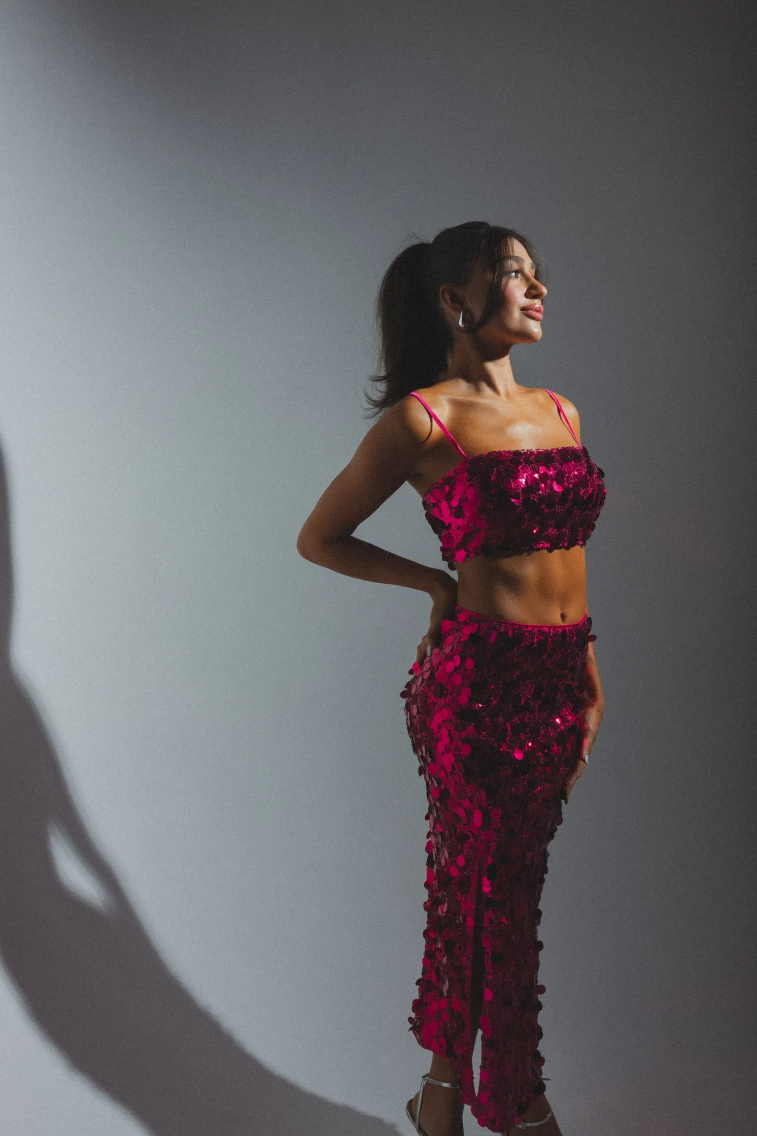 RESTOCKED :Syd Sequin Crop Top