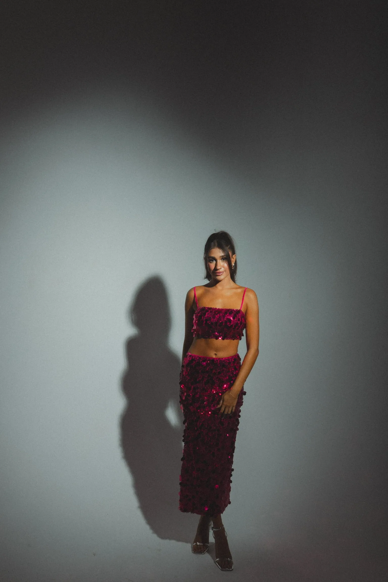 RESTOCKED :Syd Sequin Crop Top
