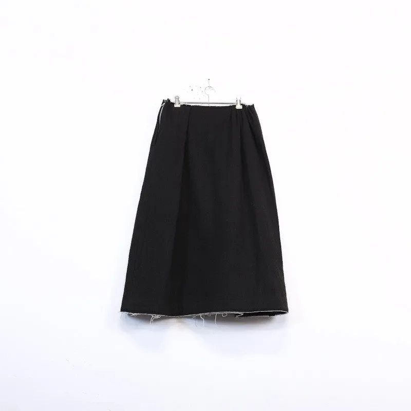 reversible A-line skirt