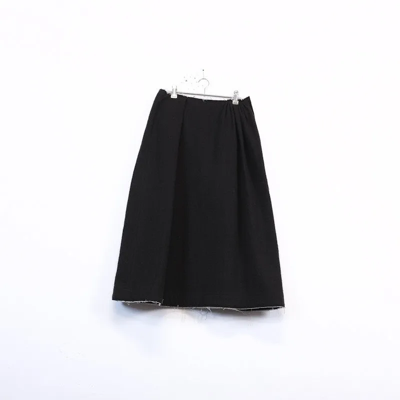 reversible A-line skirt