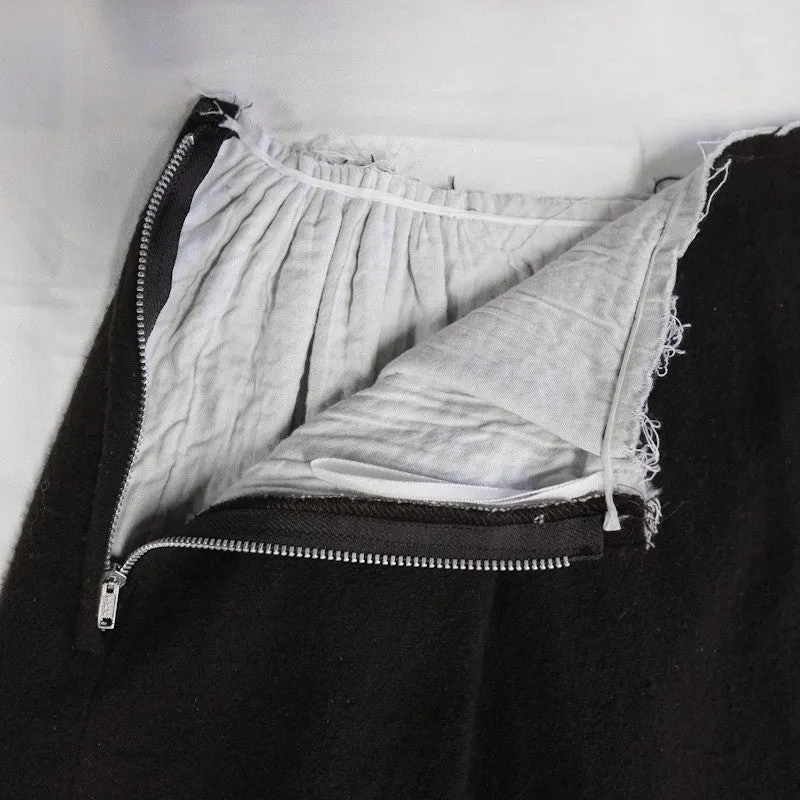 reversible A-line skirt