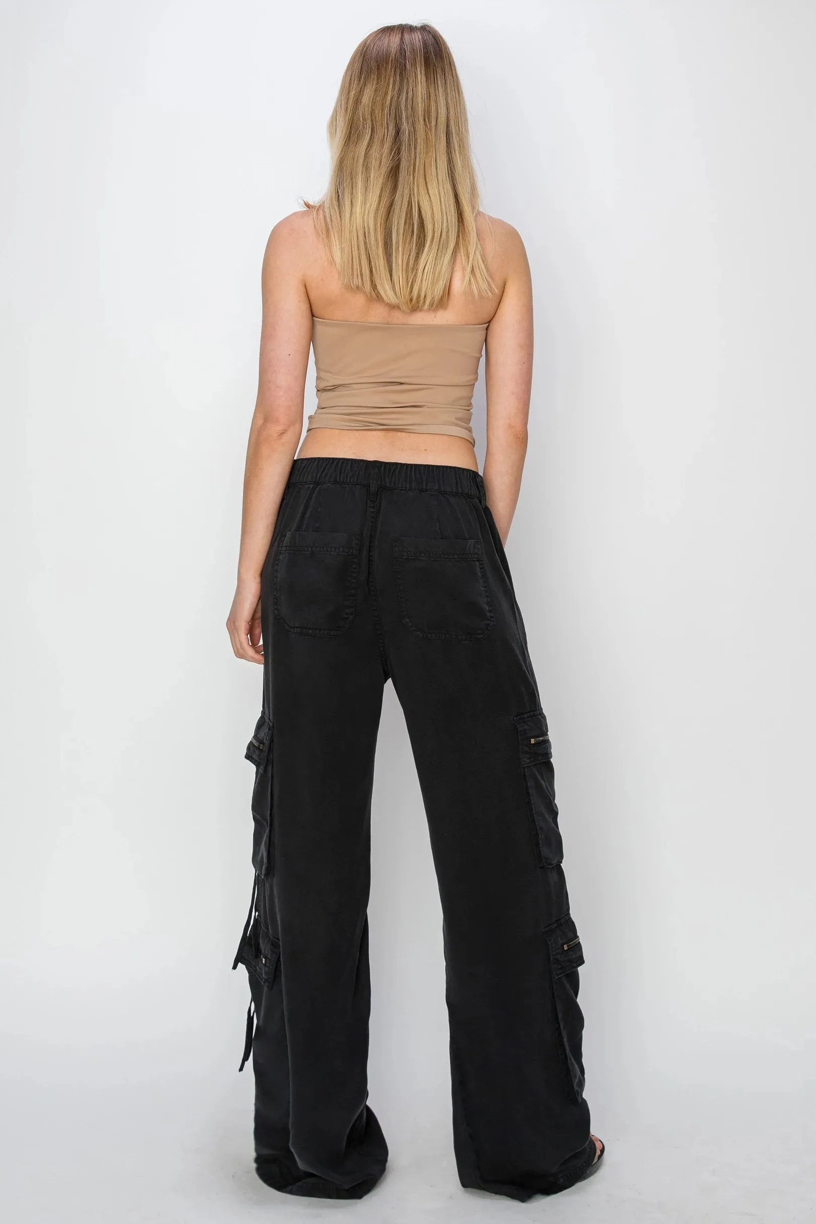 Risen Tencel Multi Cargo Pocket Pants