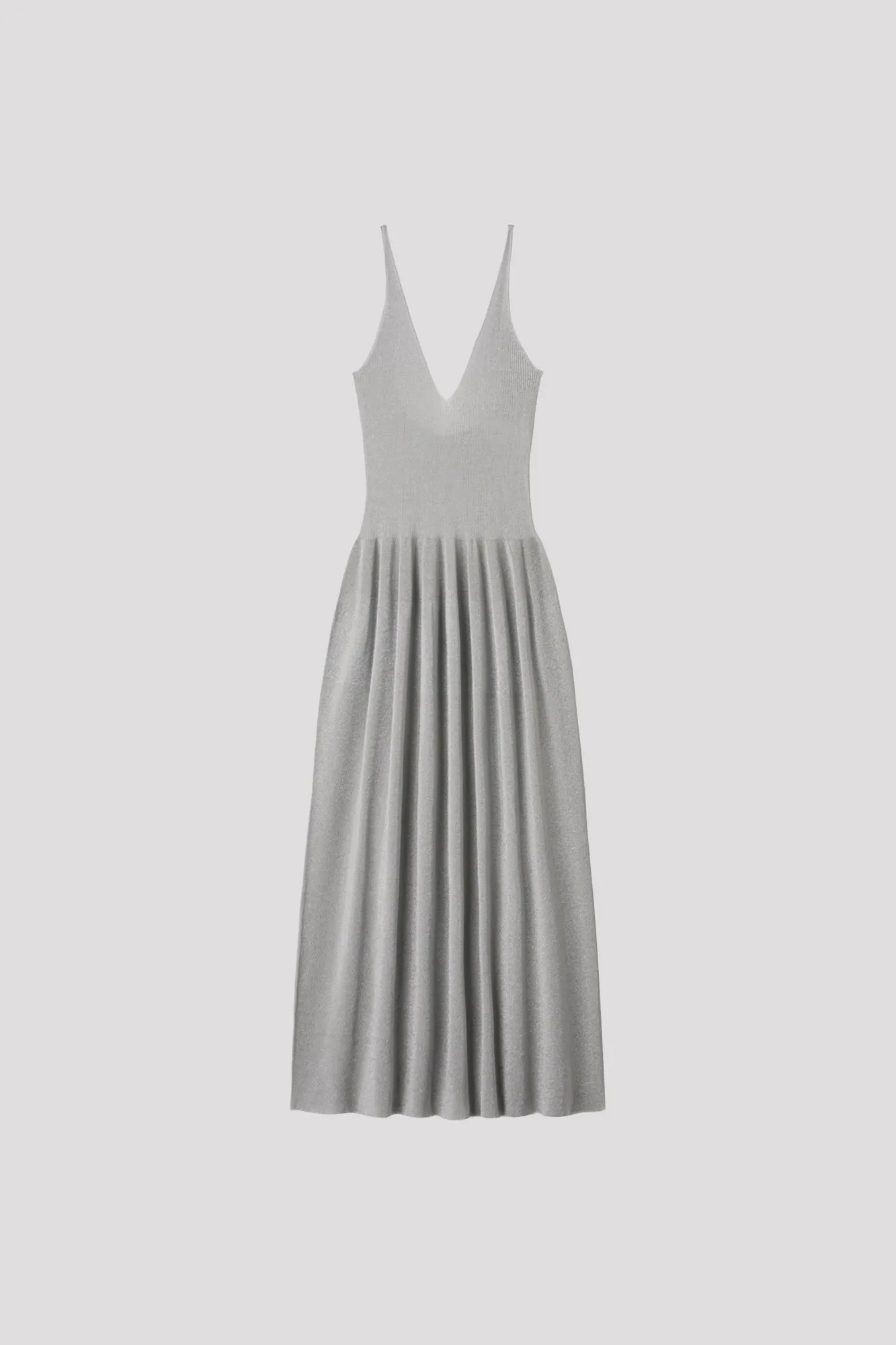 RIVULET METAL SLEEVELESS DRESS