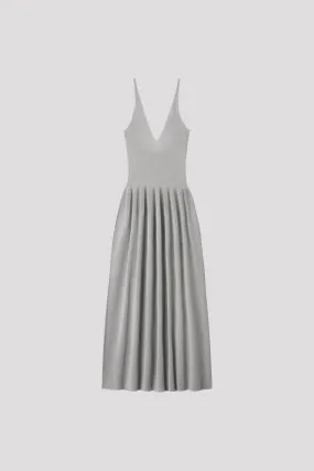 RIVULET METAL SLEEVELESS DRESS