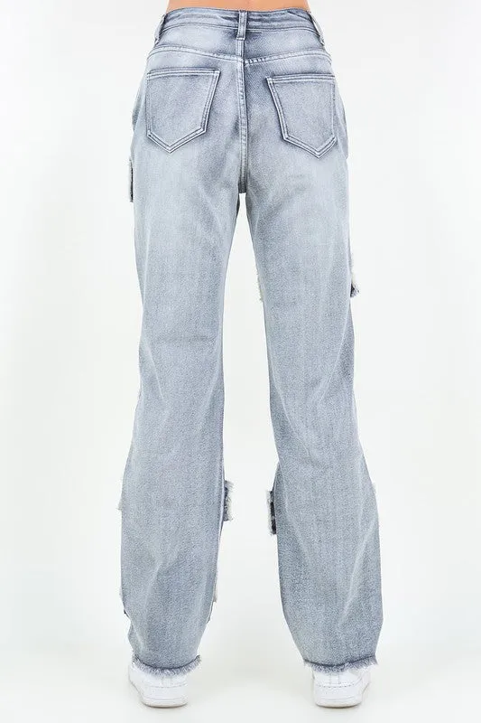 Sand Wash Multi Pocket Cargo Pants