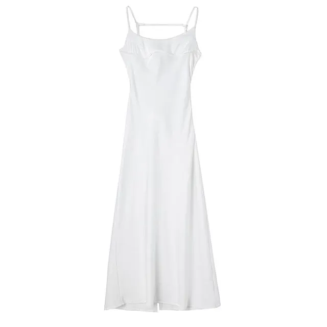 Satin Sleeveless Dress